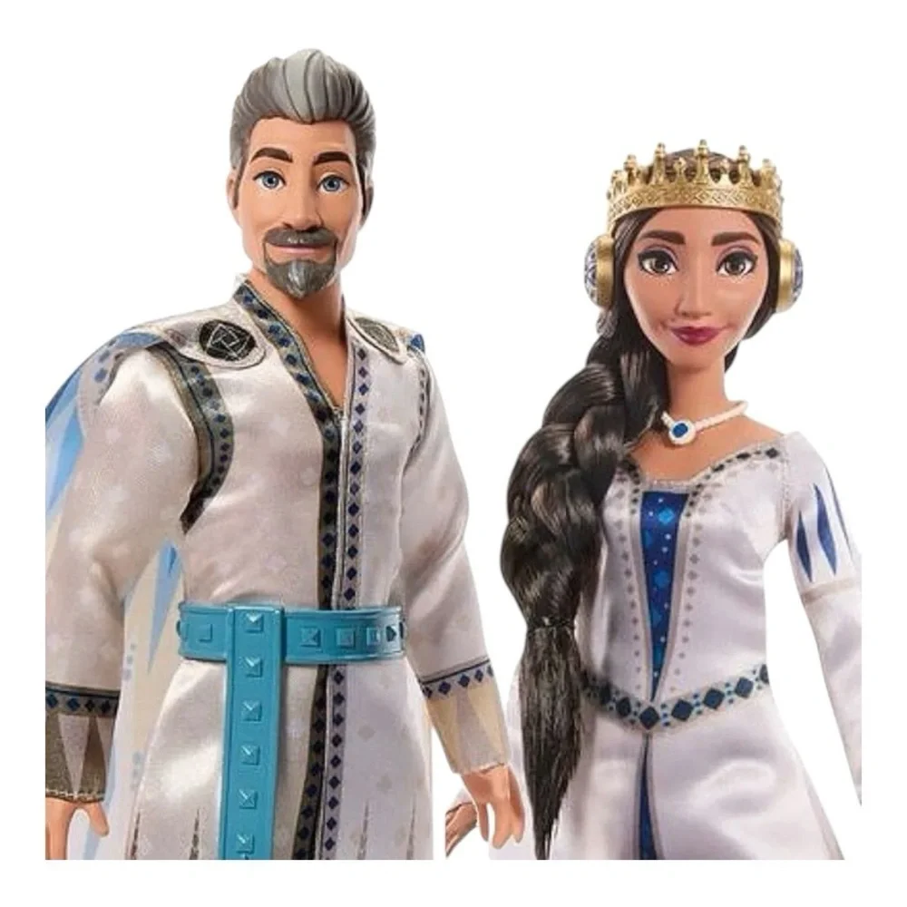 NWT-DISNEY-DISNEY 100-WISH KING MAGNIFICO & QUEEN AMAYA